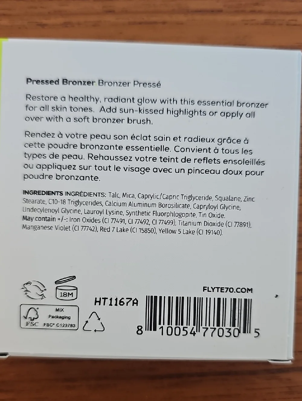 Flyte 70 Colorback Burnished Bronze Vacation, New In Box
